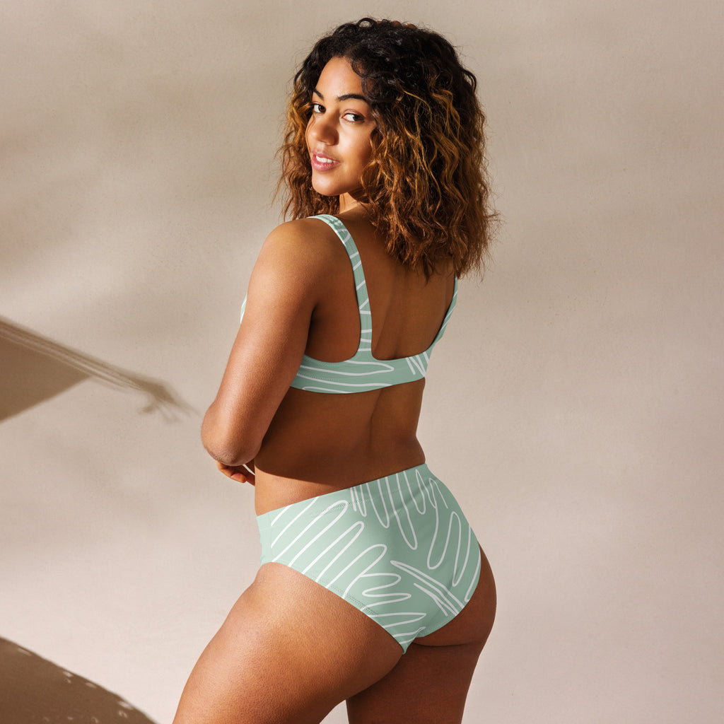 Surf-Inspired Bikini Set – Mint Wave