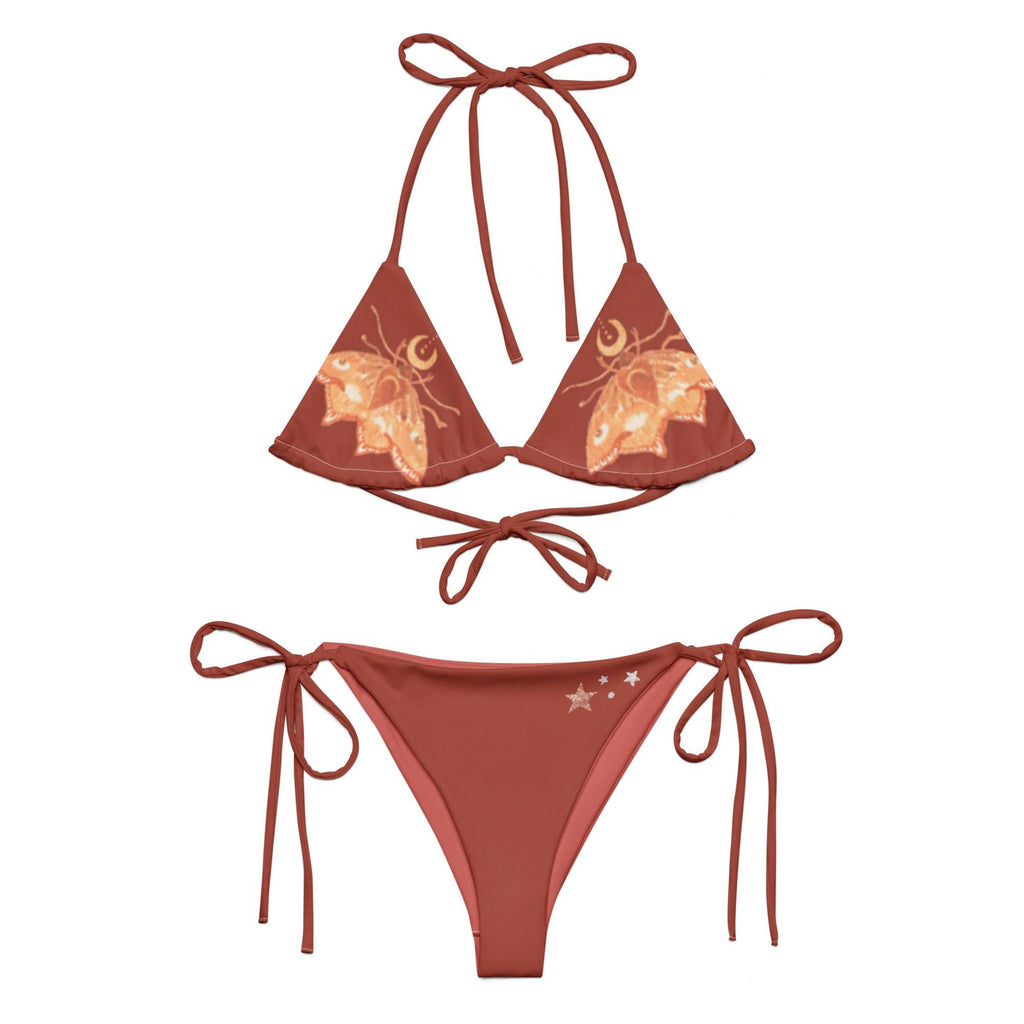 Vega String Bikini in Empress Moth