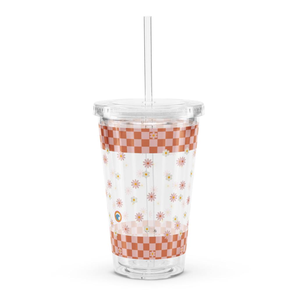 Clear Plastic Tumbler – Beach Day