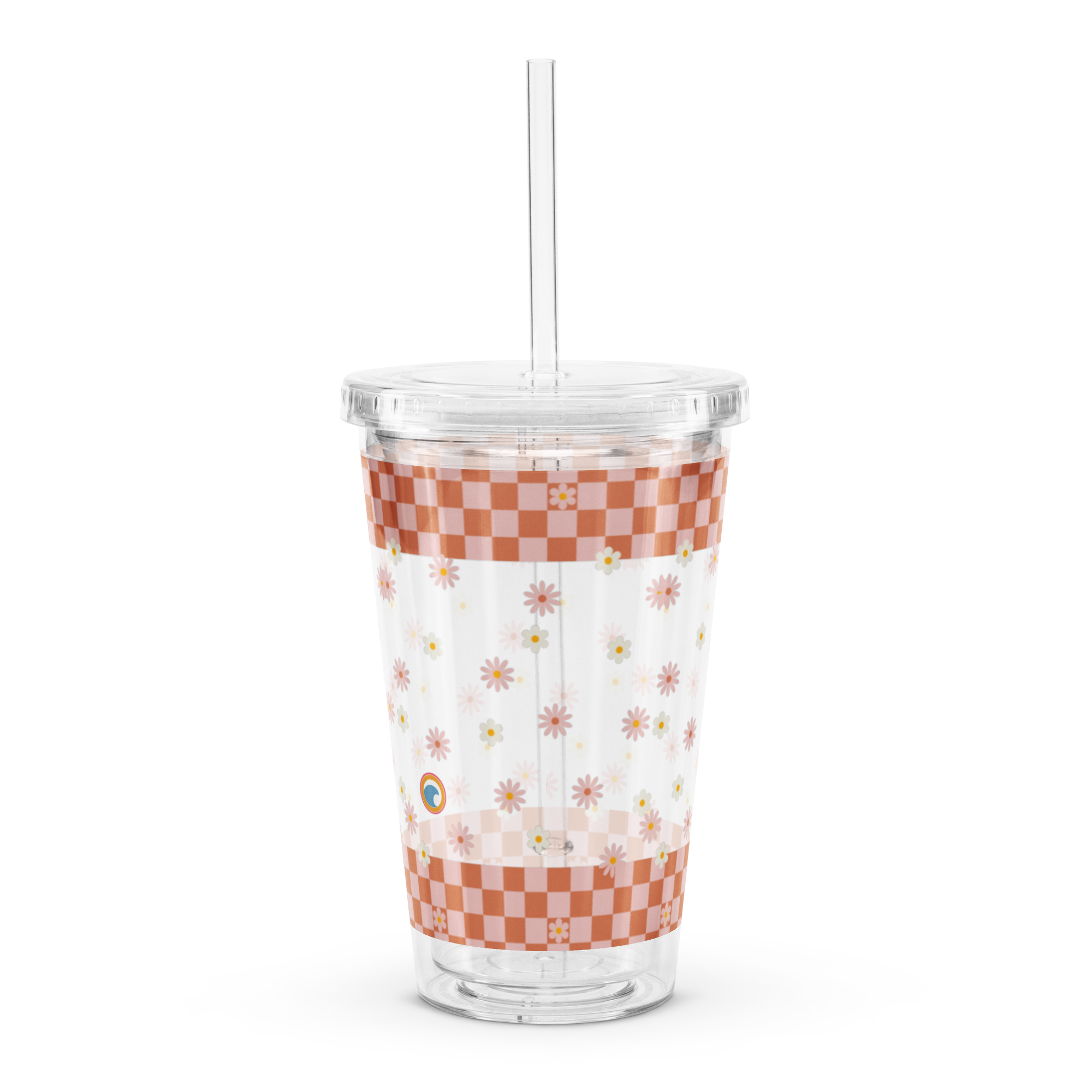 Clear Plastic Tumbler – Beach Day