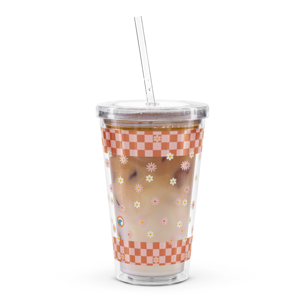 Clear Plastic Tumbler – Beach Day