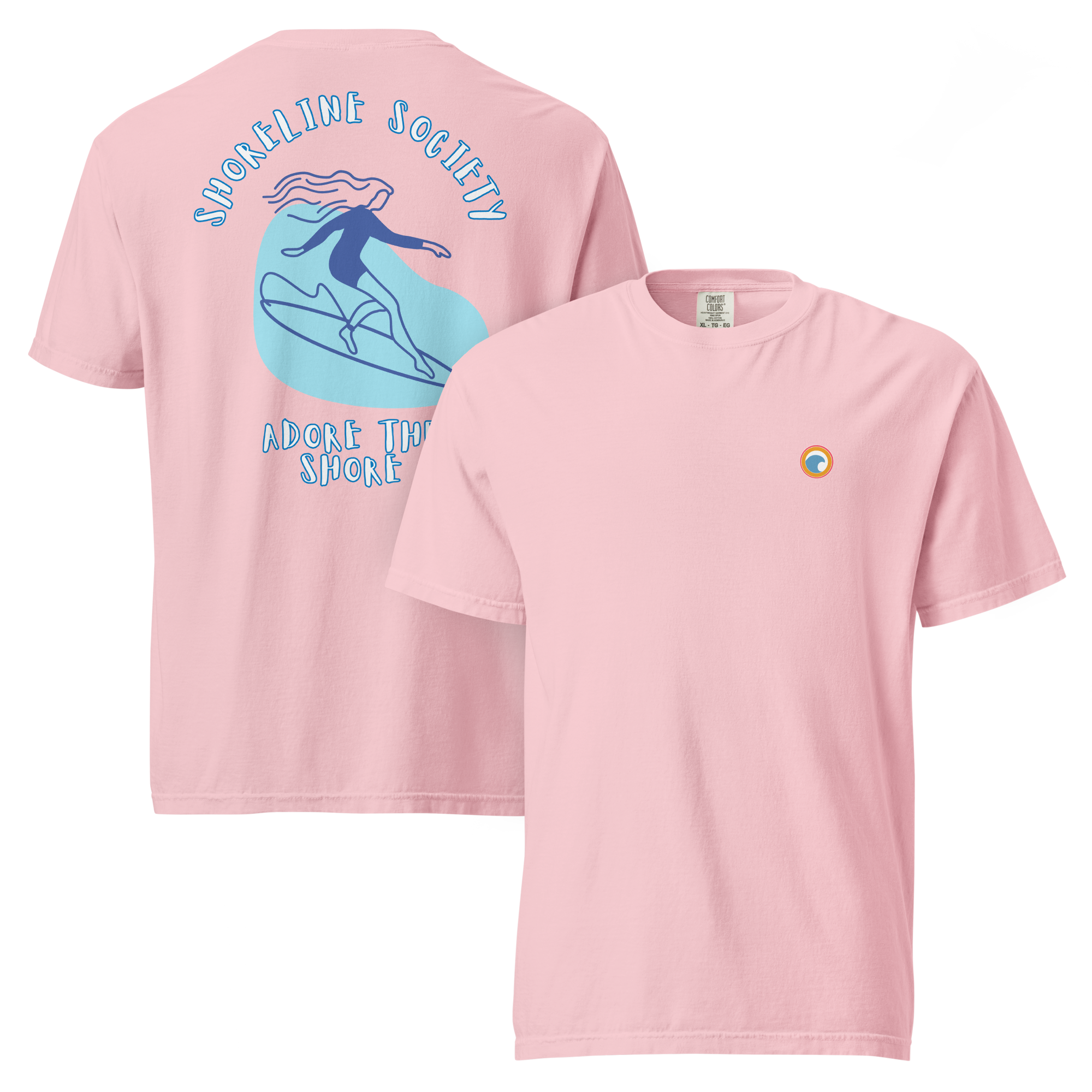 Classic Heavyweight T-Shirt - Shoreline Society Surfer Girl