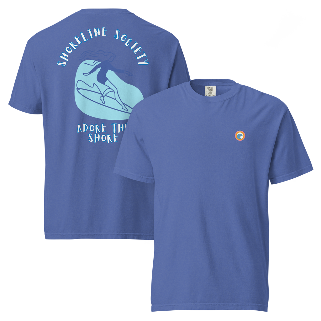 Classic Heavyweight T-Shirt - Shoreline Society Surfer Girl