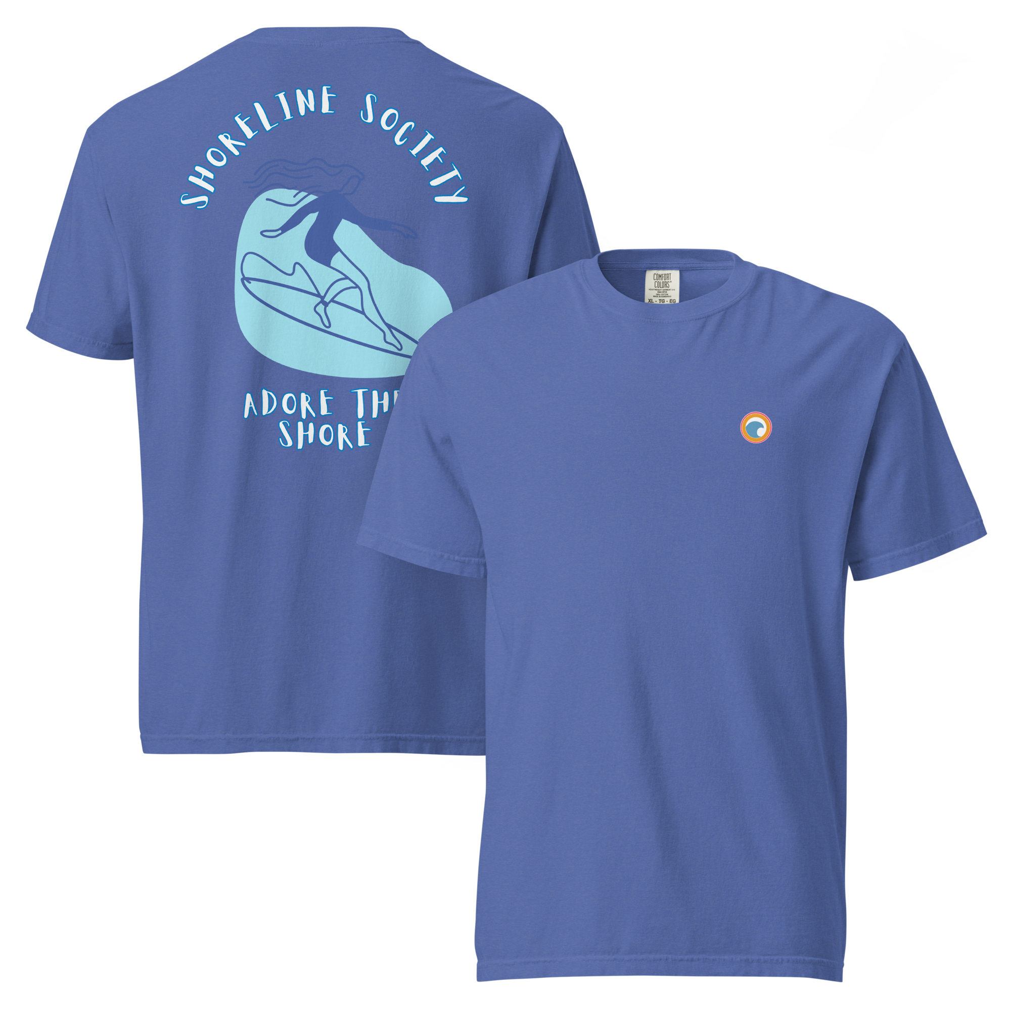 Classic Heavyweight T-Shirt - Shoreline Society Surfer Girl