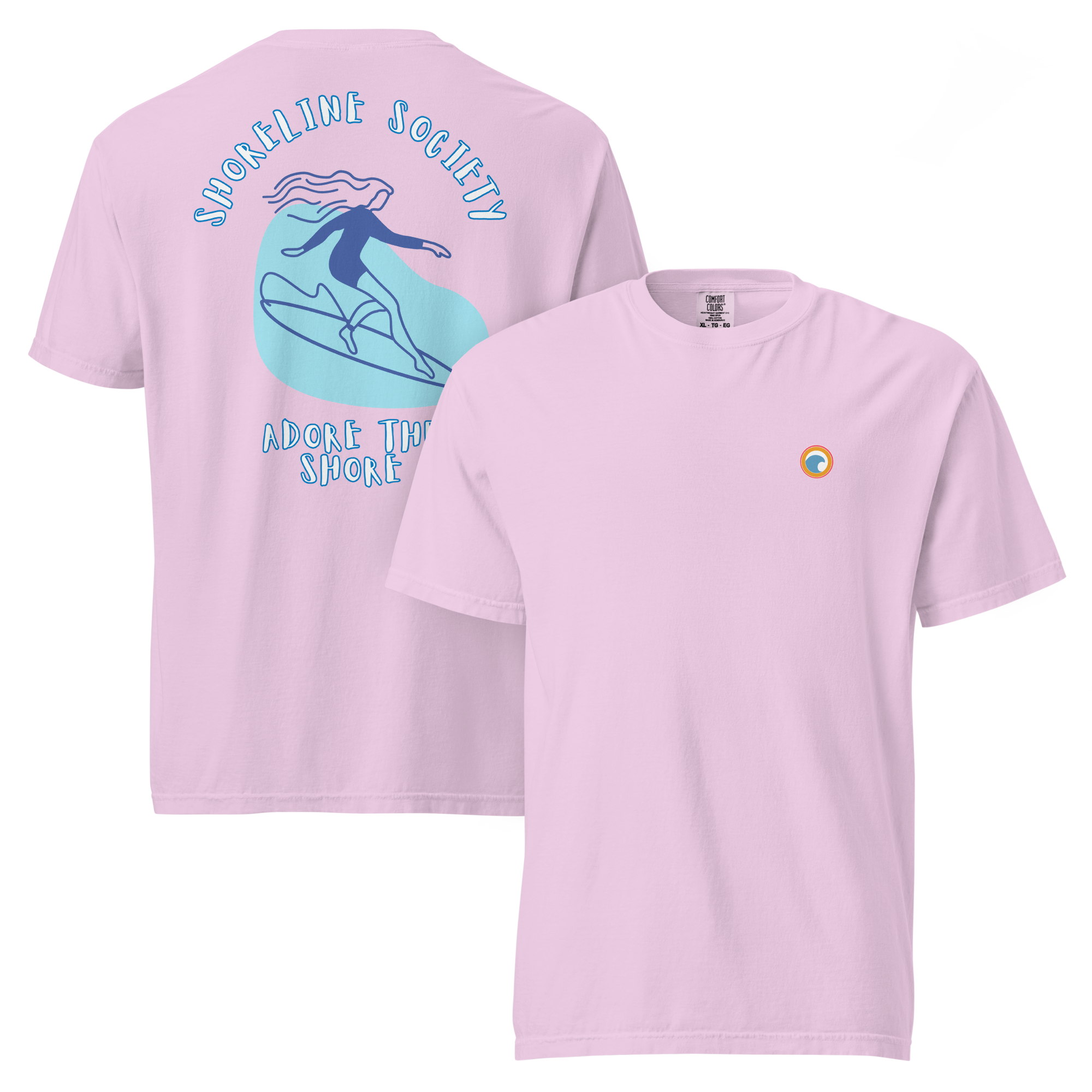 Classic Heavyweight T-Shirt - Shoreline Society Surfer Girl