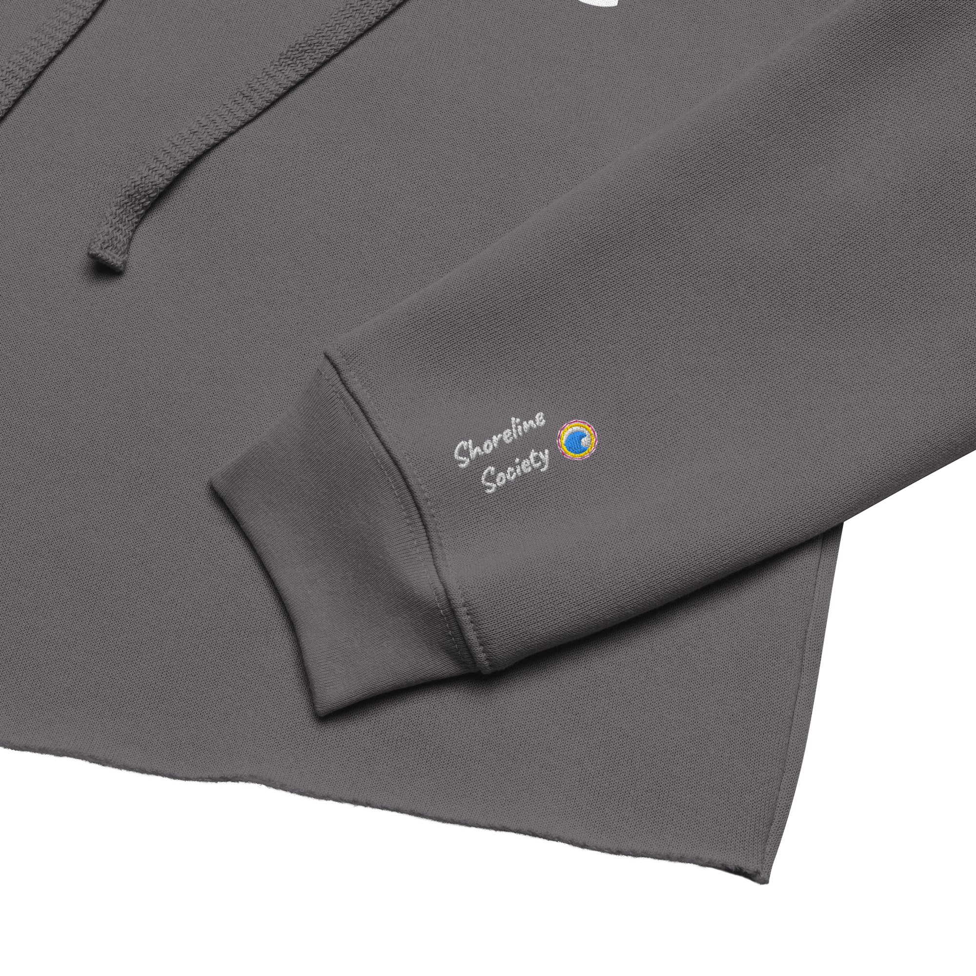 Women’s Raw Hem Cropped Hoodie - Made For The Waves